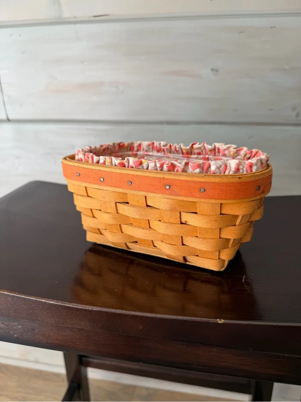 Longaberger Candy Corn Basket Halloween basket liner protector